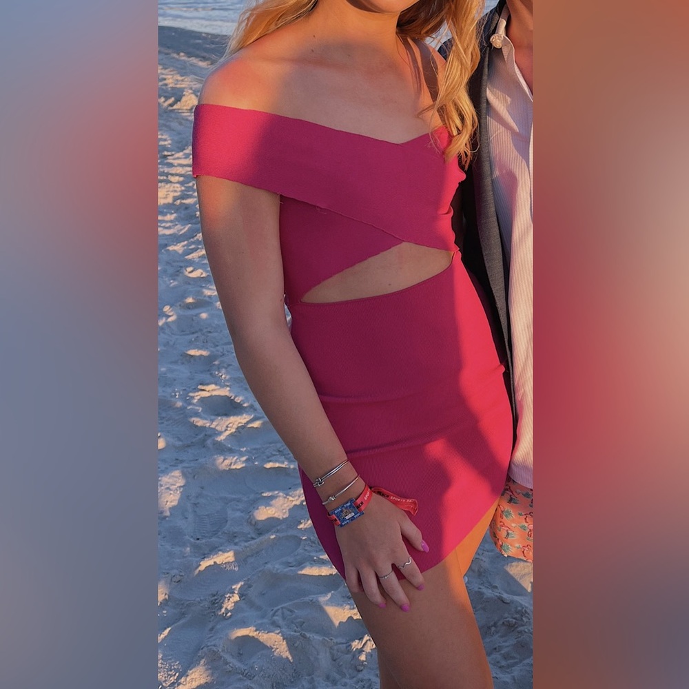Superdown Vibrant Pink Dress
